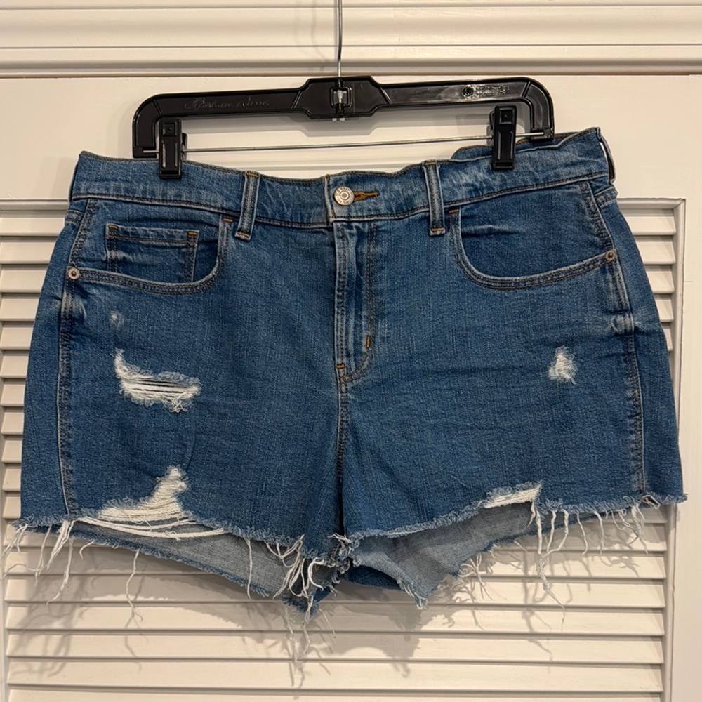 Denim Distressed Women's Shorts